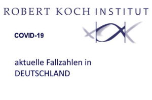 Corona Virus: aktuelle Fallzahlen in Deutschland (Robert Koch Institut) Corona Virus: aktuelle Fallzahlen in Deutschland (Robert Koch Institut)