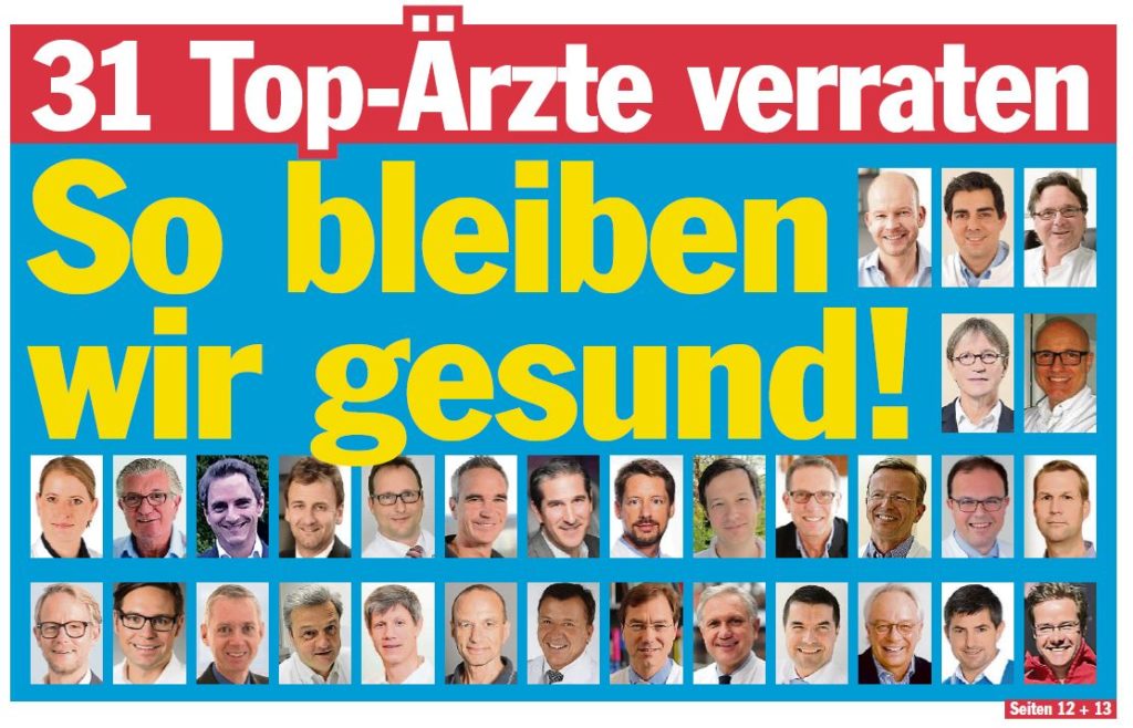 Top-Ärzte verraten: so bleiben Sie gesund Top-Ärzte verraten: so bleiben Sie gesund