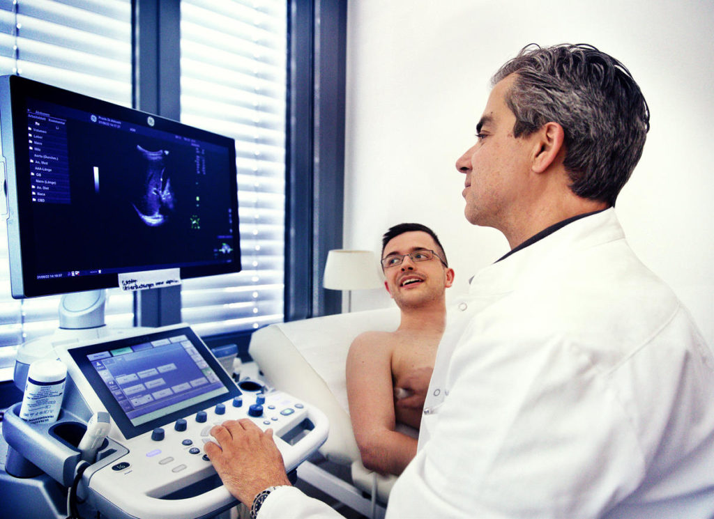 Gesundheit Check-Up Vorsorgeuntersuchung Sono Hausarzt