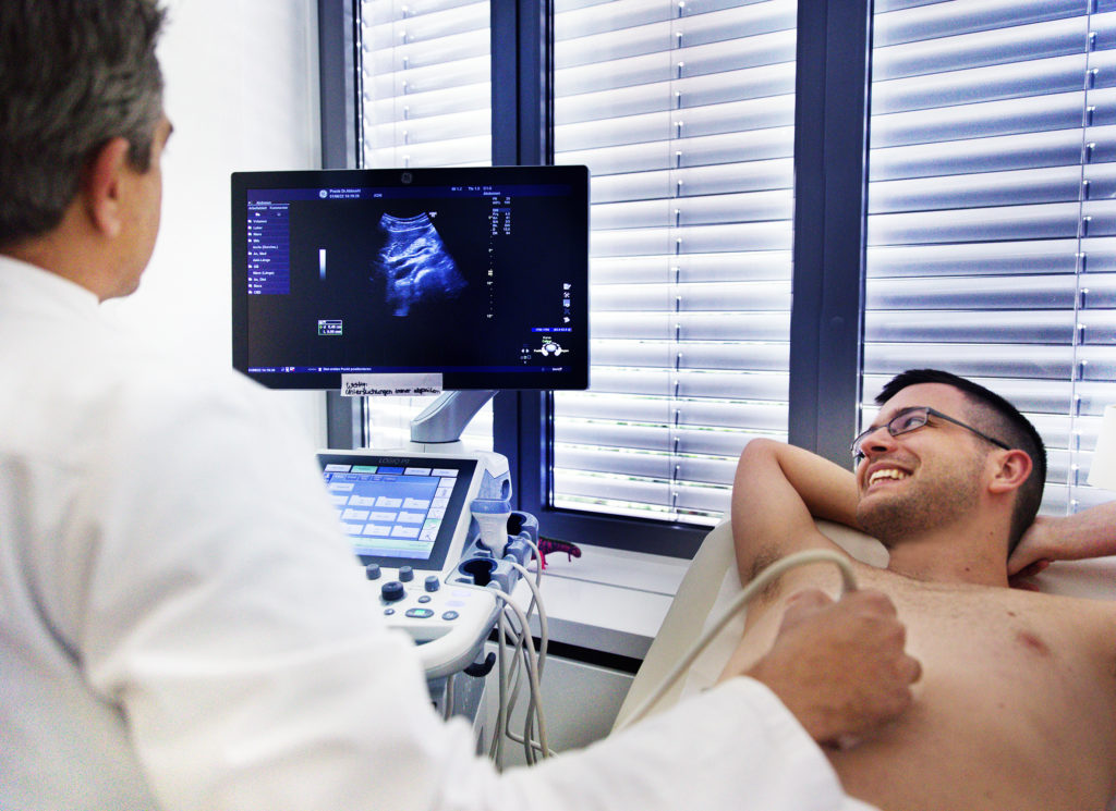 Gesundheit Check-Up Vorsorgeuntersuchung Sono Hausarzt