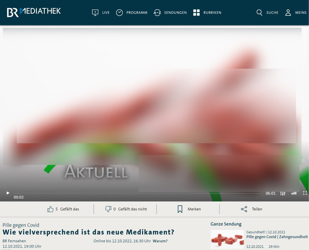 Molnupiravir Corona Medikament München